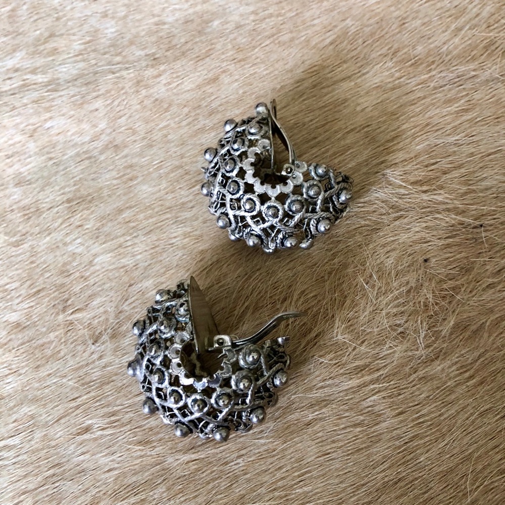 Vintage clip on earrings